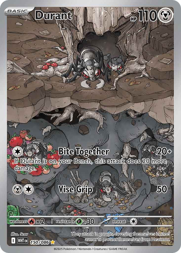 Durant - 150/086 — SV: White Flare Pokémon TCG card by Scav