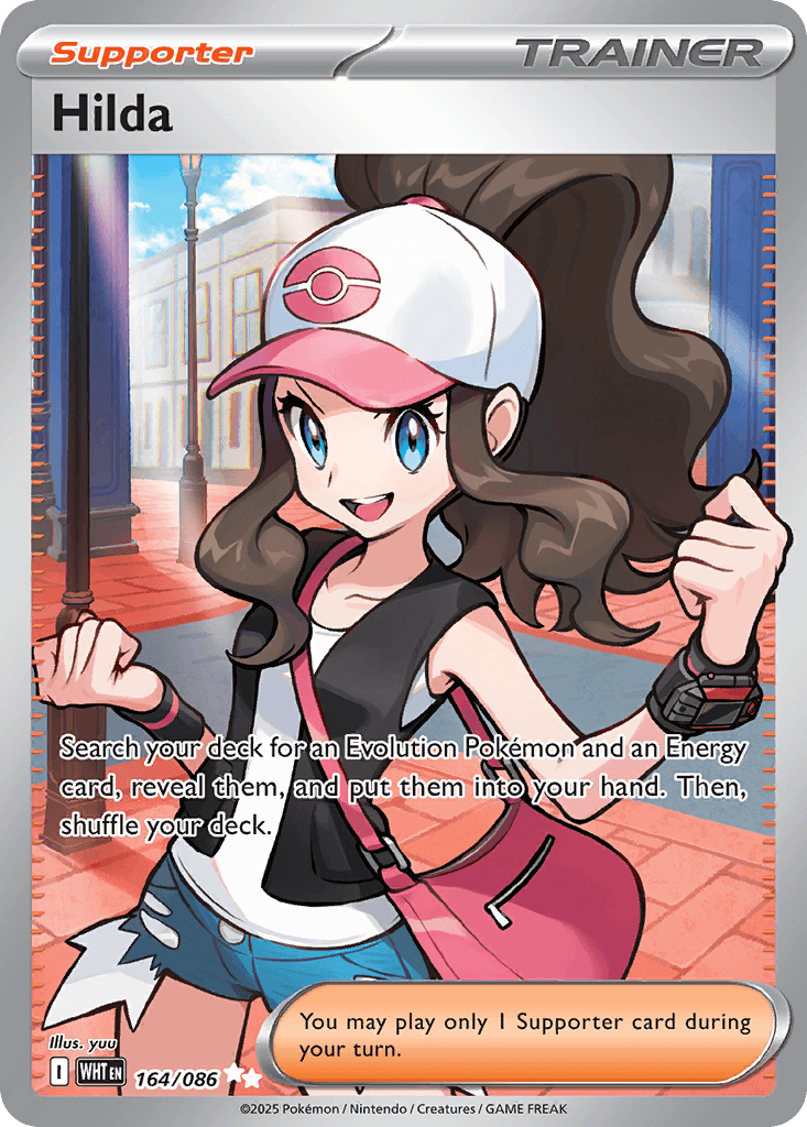 Hilda - 164/086 — SV: White Flare Pokémon TCG card by yuu