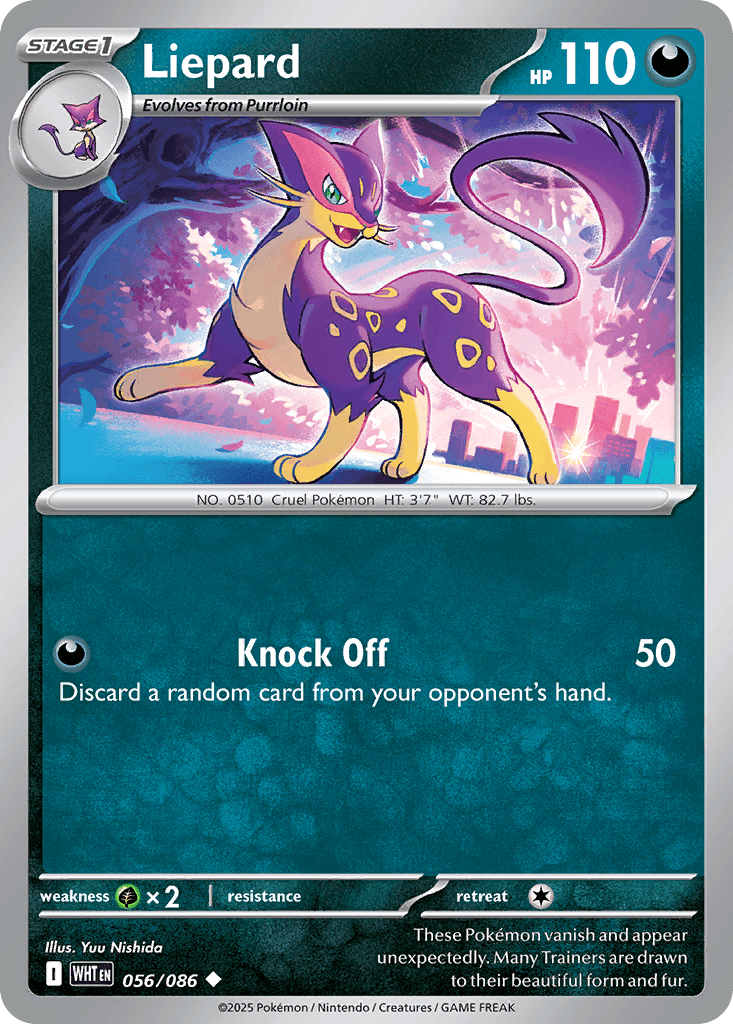 Liepard (Master Ball Pattern) — SV: White Flare