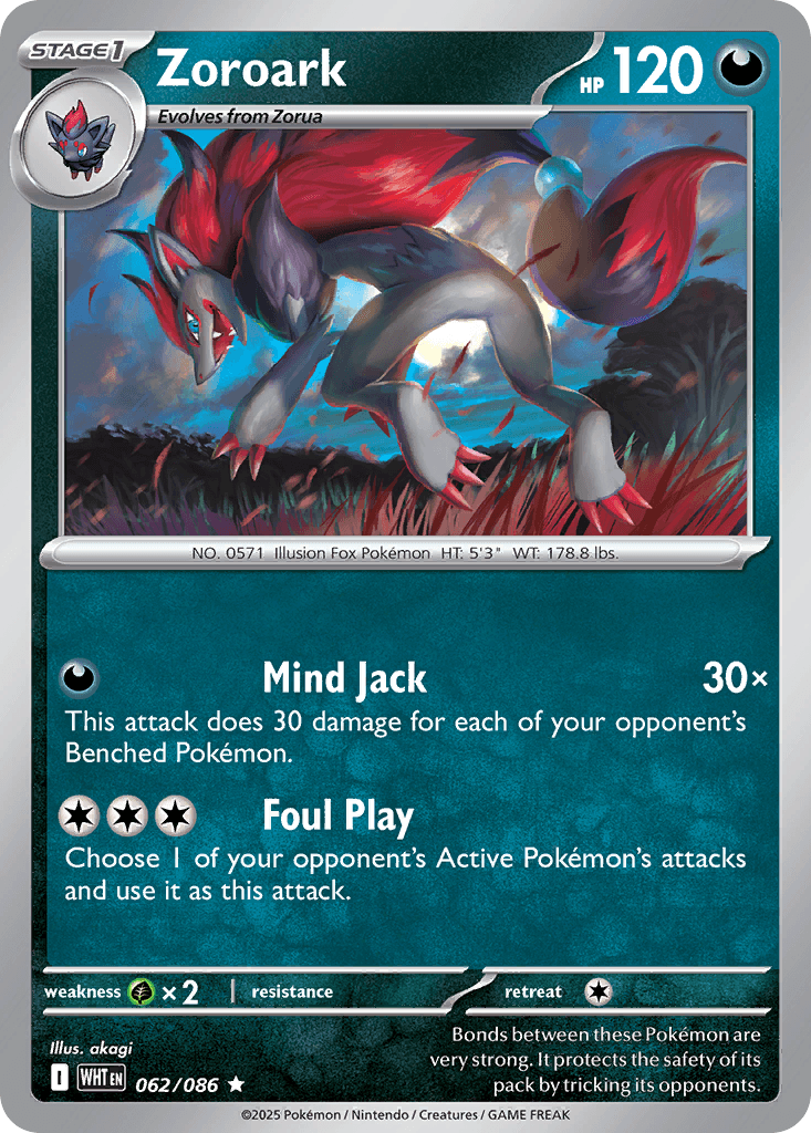 Zoroark — SV: White Flare Pokémon TCG card by akagi