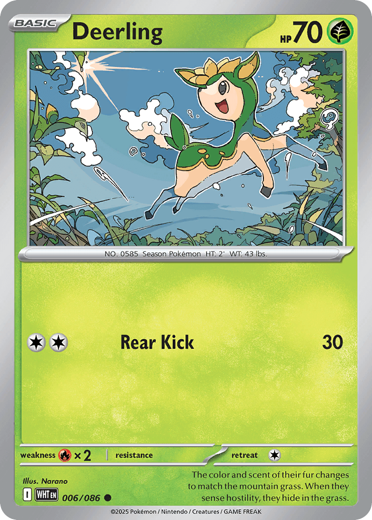 Deerling (Master Ball Pattern) — SV: White Flare Pokémon TCG card by Narano
