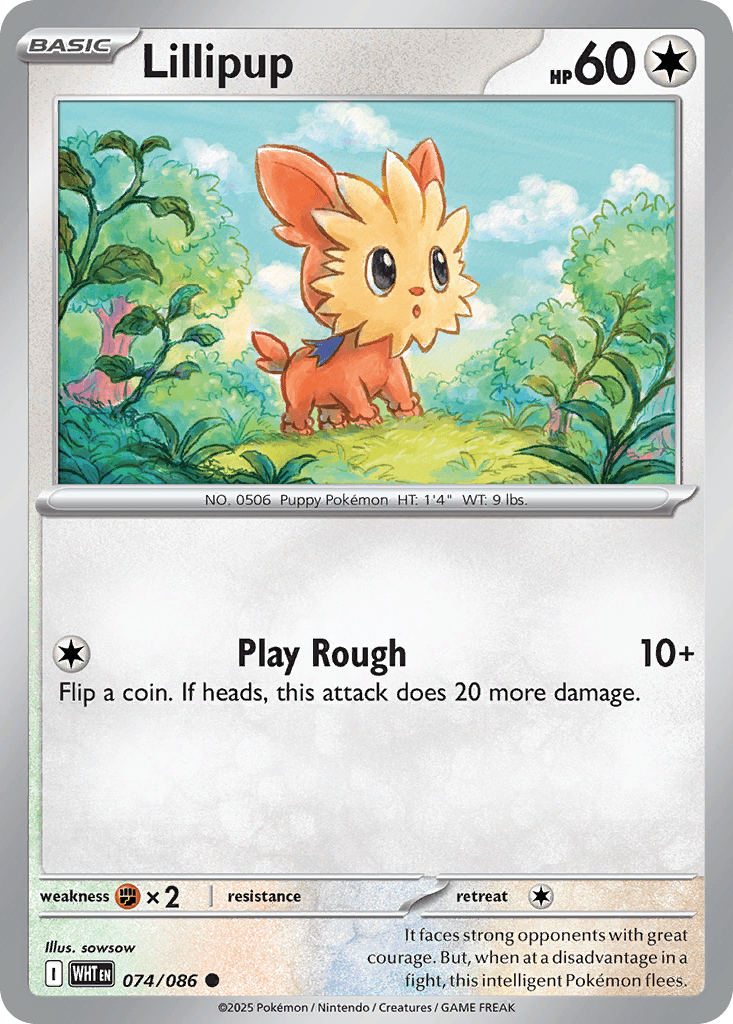 Lillipup — SV: White Flare Pokémon TCG card by sowsow