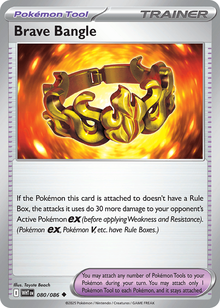 Brave Bangle (Poke Ball Pattern) — SV: White Flare Pokémon TCG card by Toyste Beach