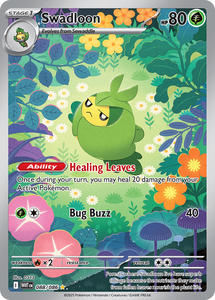 Swadloon - 088/086 — SV: White Flare Pokémon TCG card by 0313