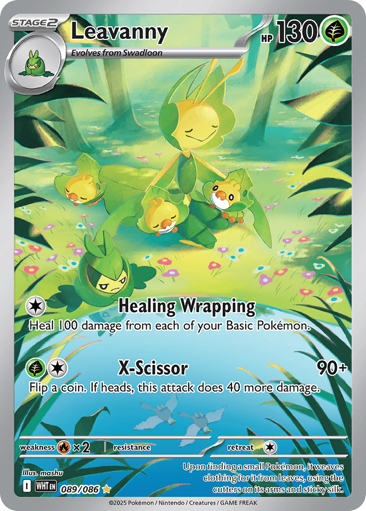 Leavanny - 089/086 — SV: White Flare Pokémon TCG card by mashu