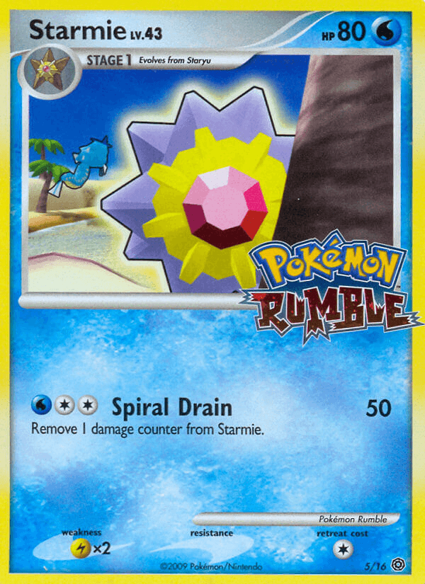Starmie — Trading Card Game Classic Pokémon TCG card by Pokemon Rumble