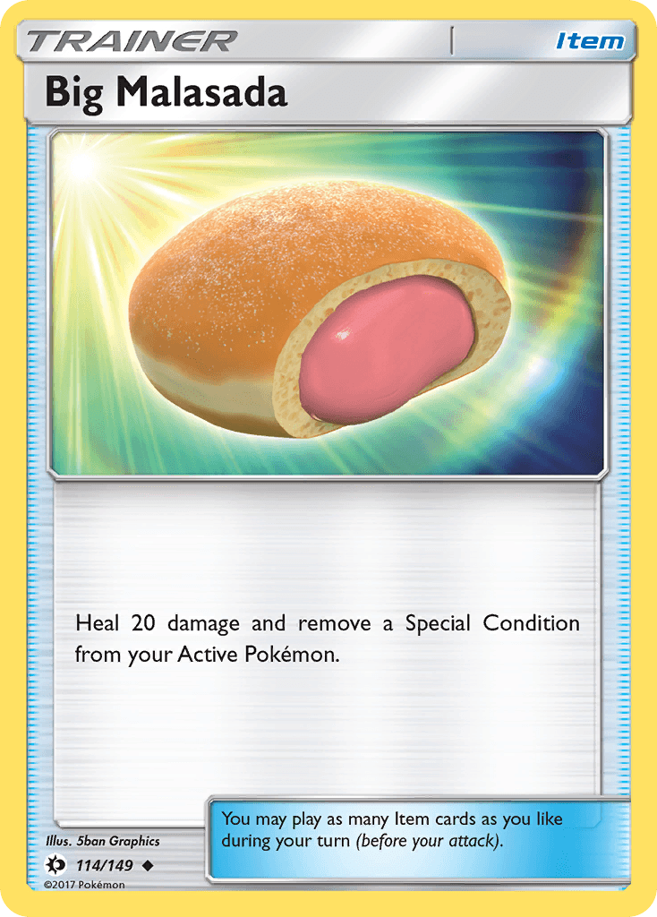 Big Malasada (27) — SM Trainer Kit: Alolan Sandslash & Alolan Ninetales Pokémon TCG card by Shin Graphics