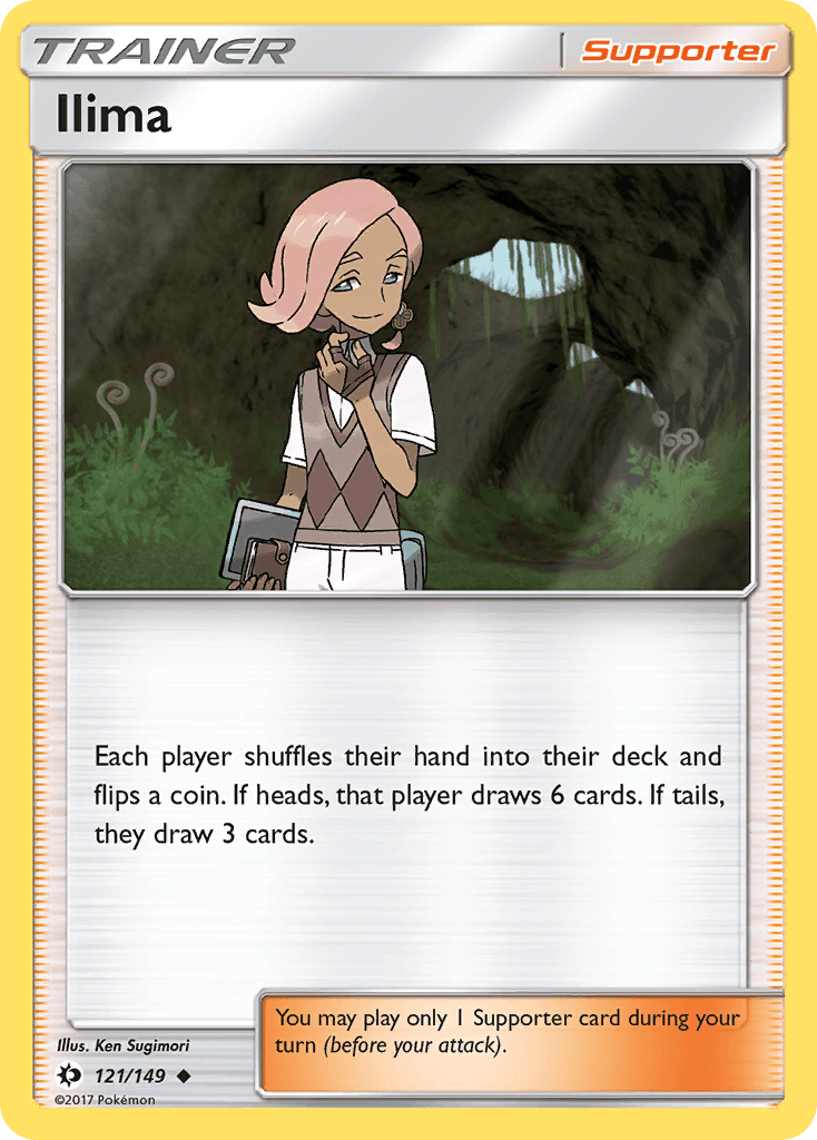 Ilima — SM Base Set Pokémon TCG card by Ken Sugimori
