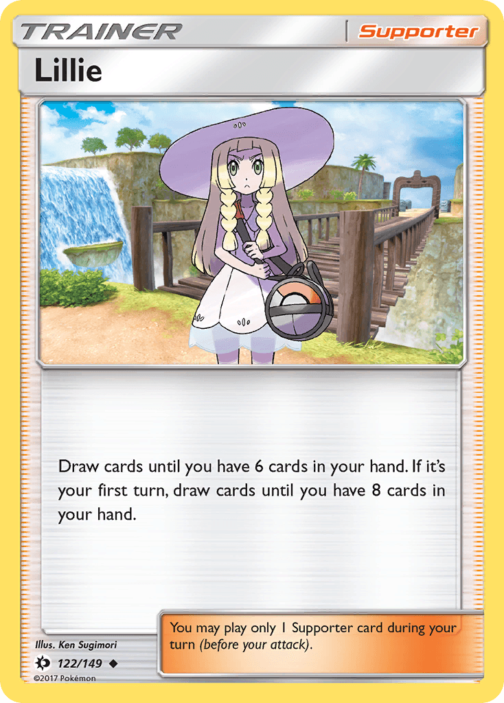 Lillie — SM Base Set Pokémon TCG card by Ken Sugimori