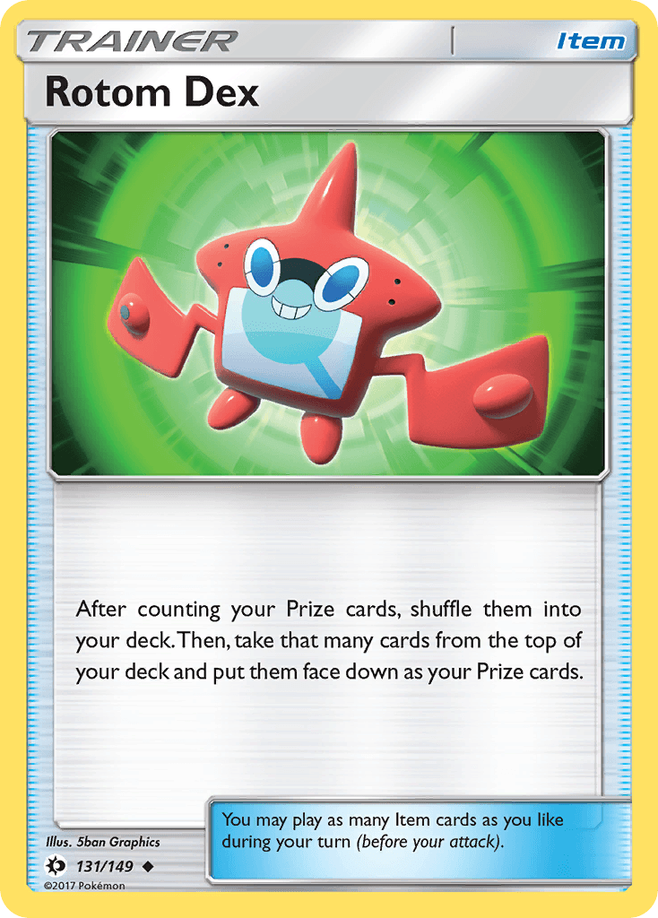 Rotom Dex — SM Base Set Pokémon TCG card by 5ban Graphics