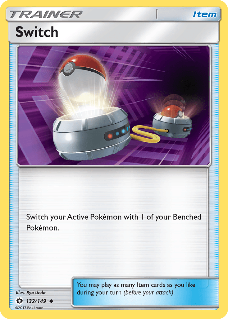 Switch — SM Base Set Pokémon TCG card by Ryo Ueda
