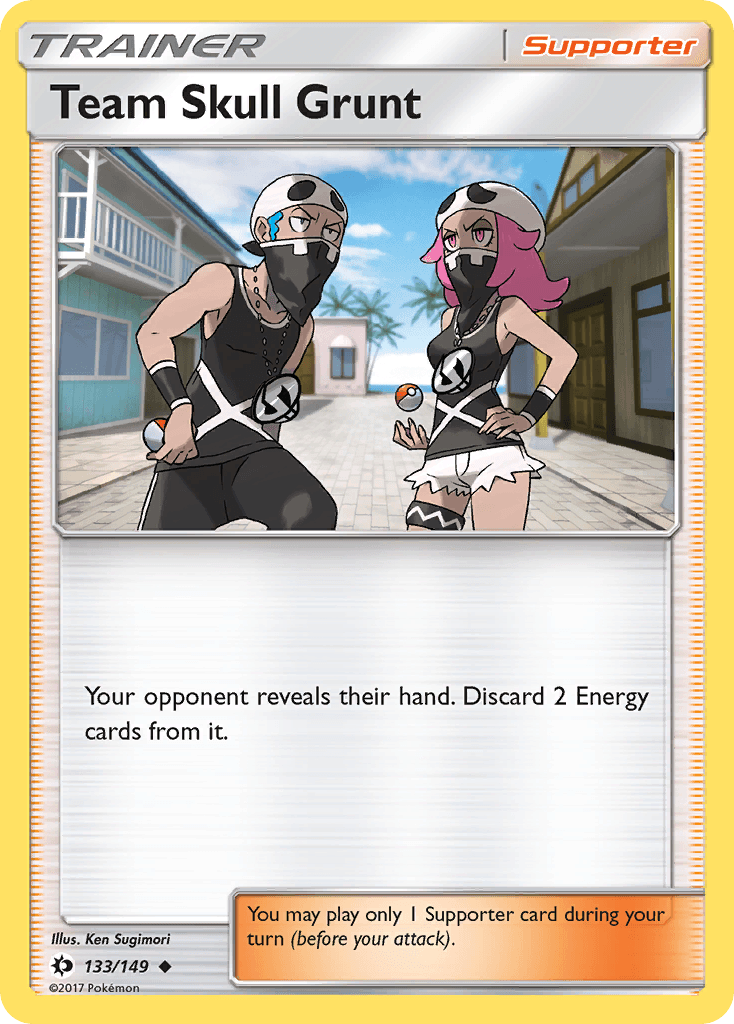 Team Skull Grunt — SM Base Set Pokémon TCG card by Ken Sugimori