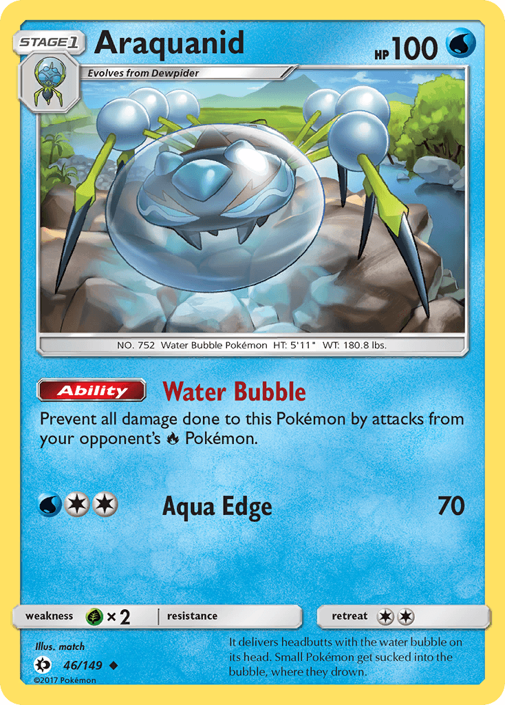 Araquanid — SM Base Set Pokémon TCG card by match
