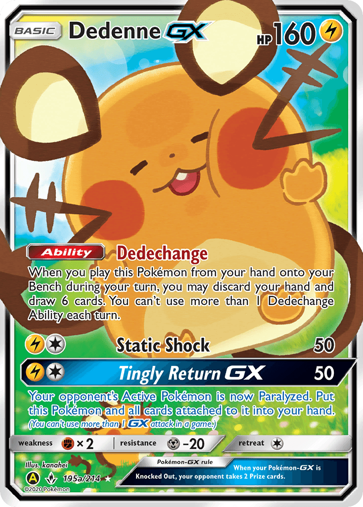 Dedenne-GX — SM - Unbroken Bonds Pokémon TCG card by kanahei