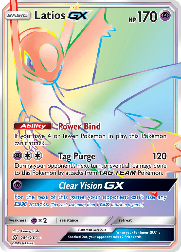 Latios-GX — SM - Unified Minds Pokémon TCG card by ConceptLab