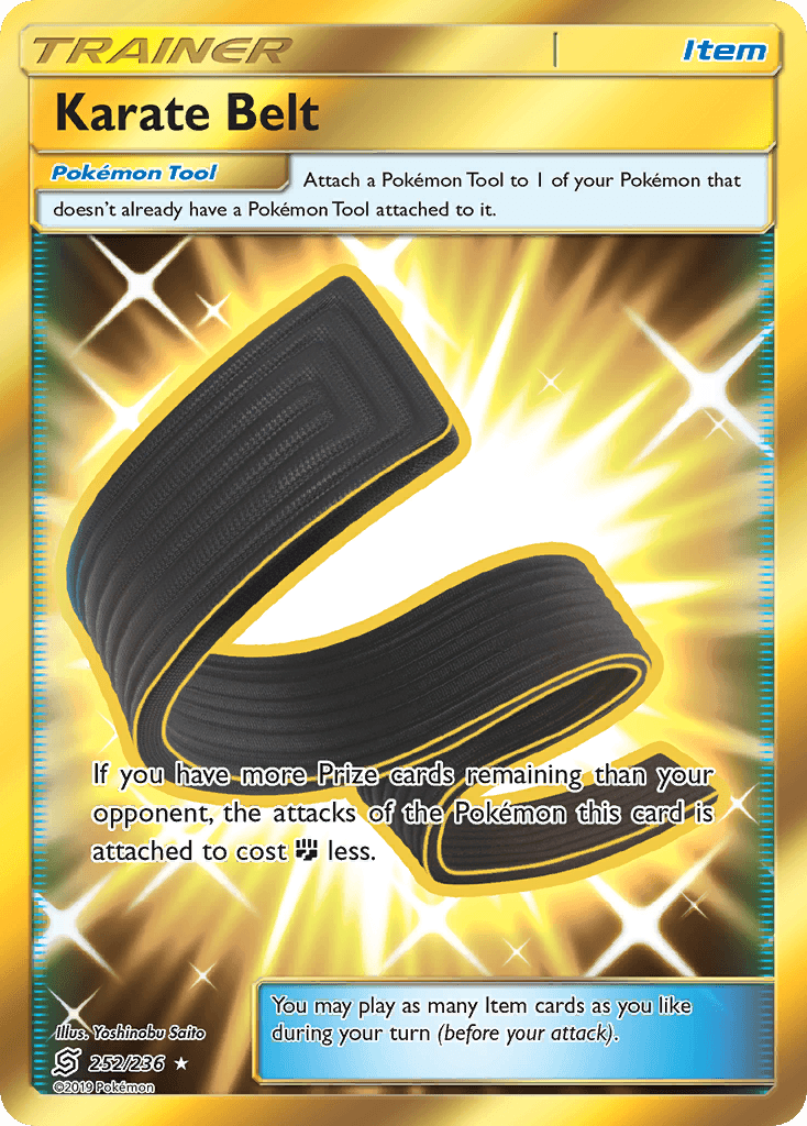 Karate Belt — SM - Unified Minds Pokémon TCG card by Yoshinobu Saito