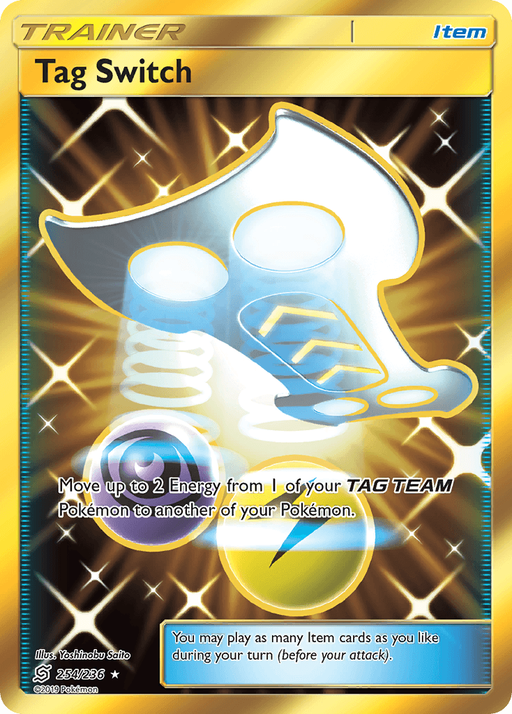 Tag Switch — SM - Unified Minds Pokémon TCG card by Yoshinobu Saito