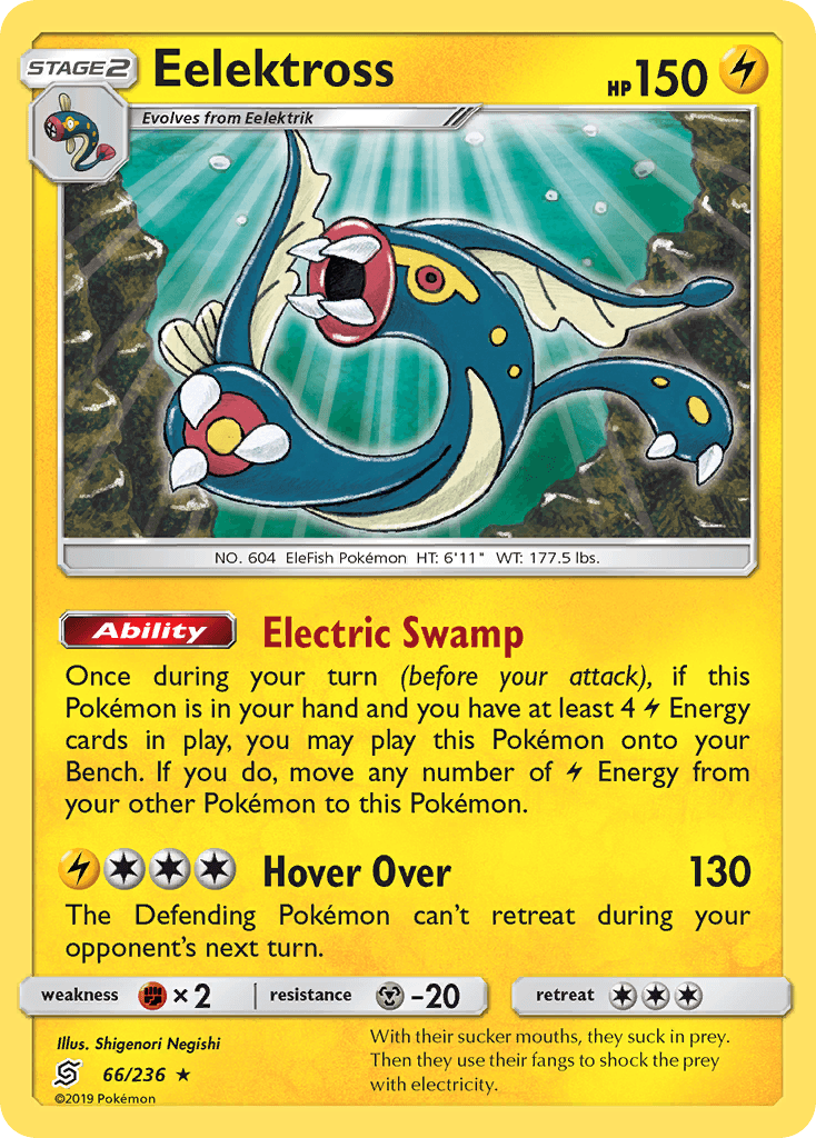 Eelektross - 66/236 — Deck Exclusives Pokémon TCG card by Shigenori Negishi