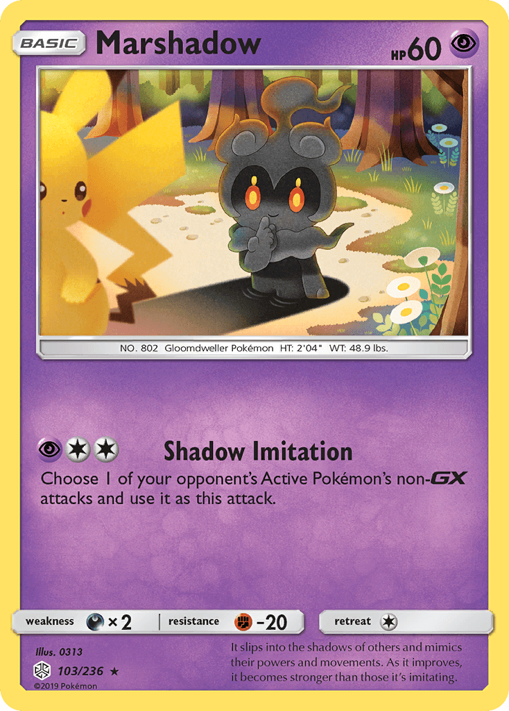 Marshadow — SM - Cosmic Eclipse Pokémon TCG card by 0313