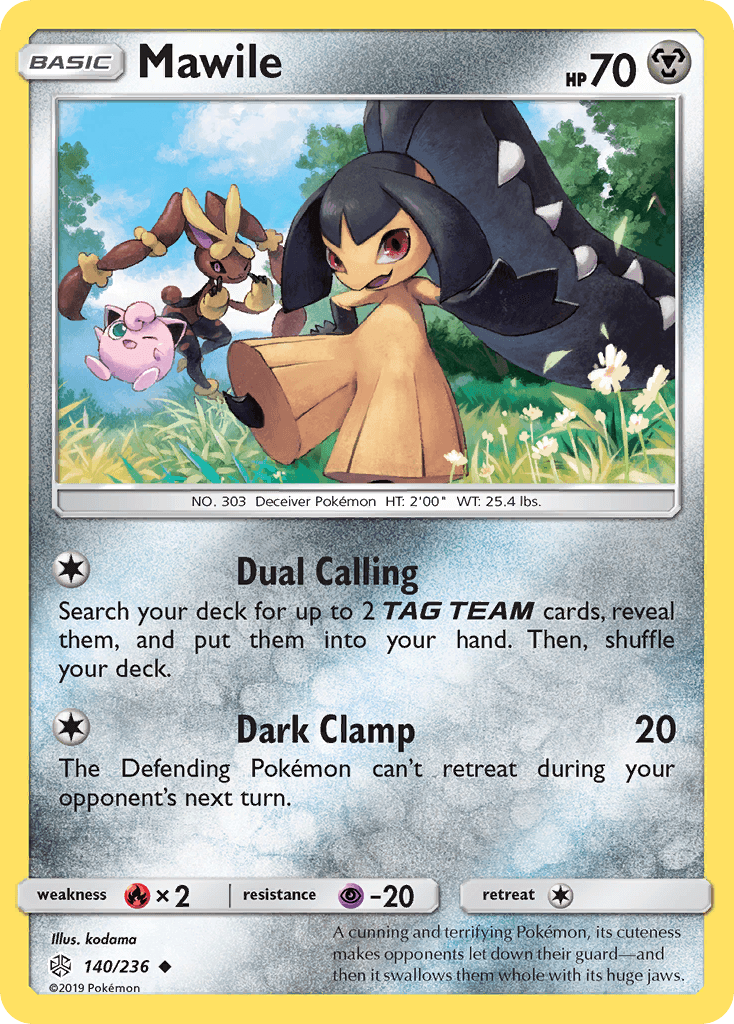 Mawile — SM - Cosmic Eclipse Pokémon TCG card by kodama