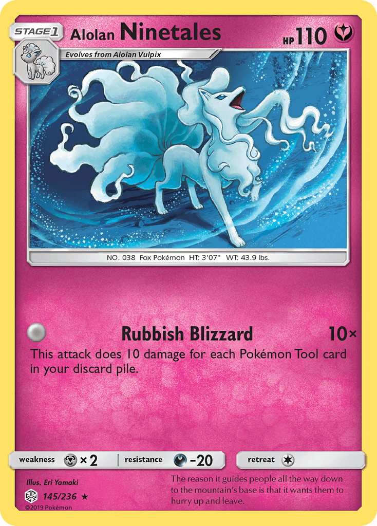 Alolan Ninetales — SM - Cosmic Eclipse