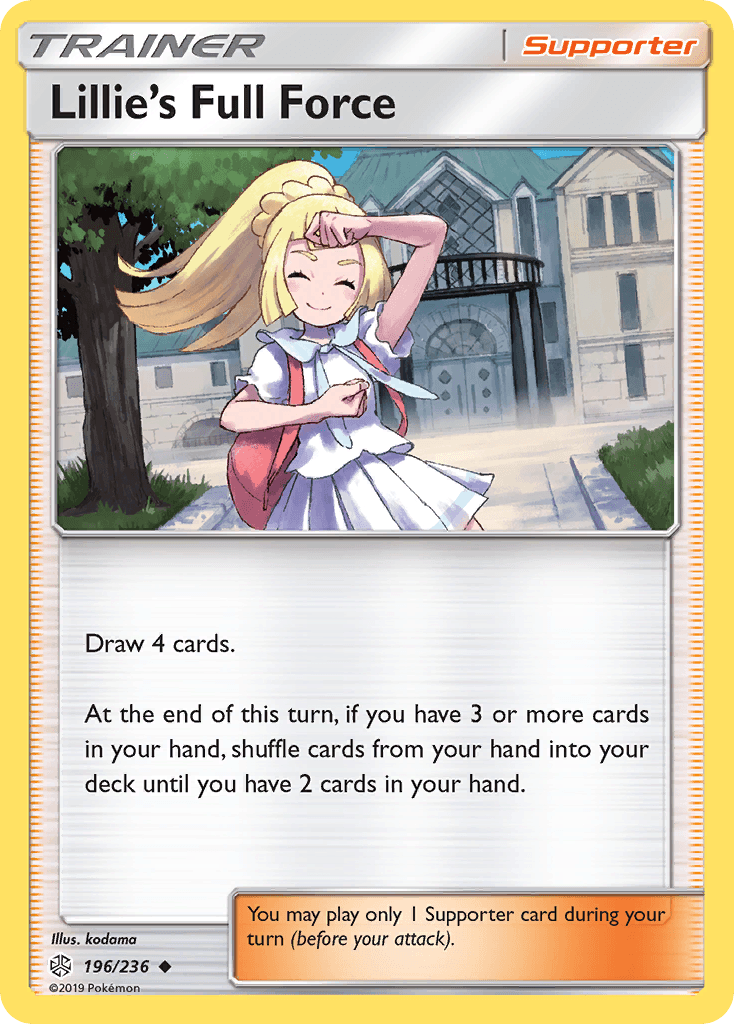 Lillie's Full Force — SM - Cosmic Eclipse Pokémon TCG card by kodama