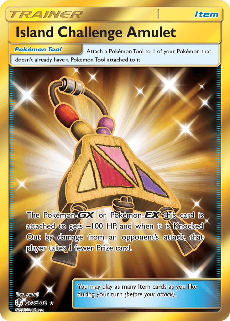 Island Challenge Amulet (Secret) — SM - Cosmic Eclipse