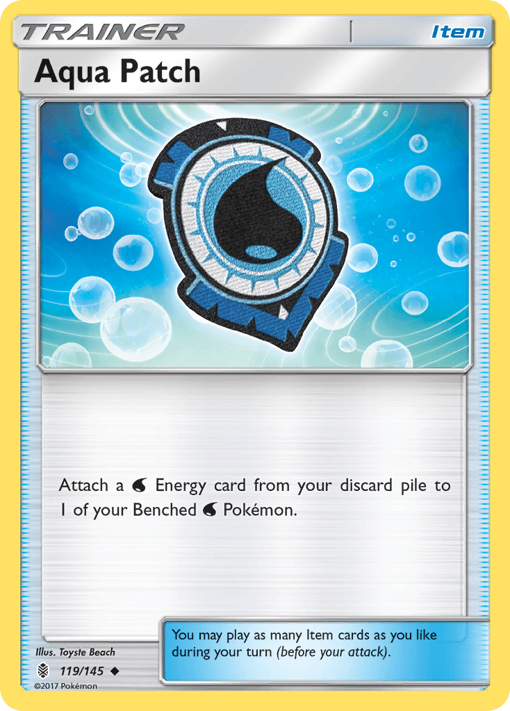 Aqua Patch — SM - Guardians Rising Pokémon TCG card by Toyste Beach