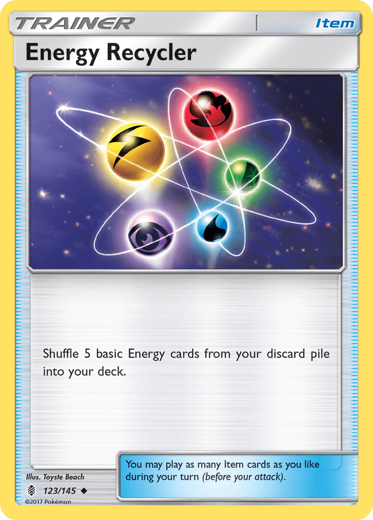 Energy Recycler — SM - Guardians Rising Pokémon TCG card by Toyste Beach