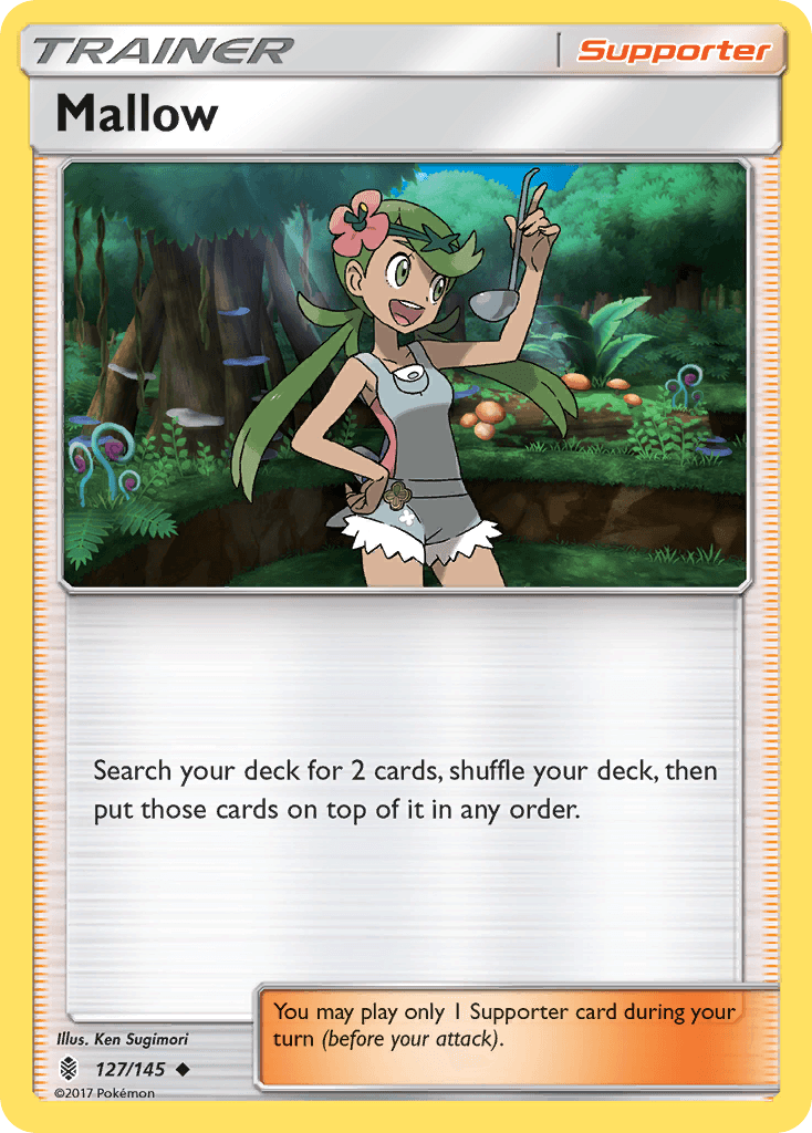 Mallow — SM - Guardians Rising Pokémon TCG card by Ken Sugimori