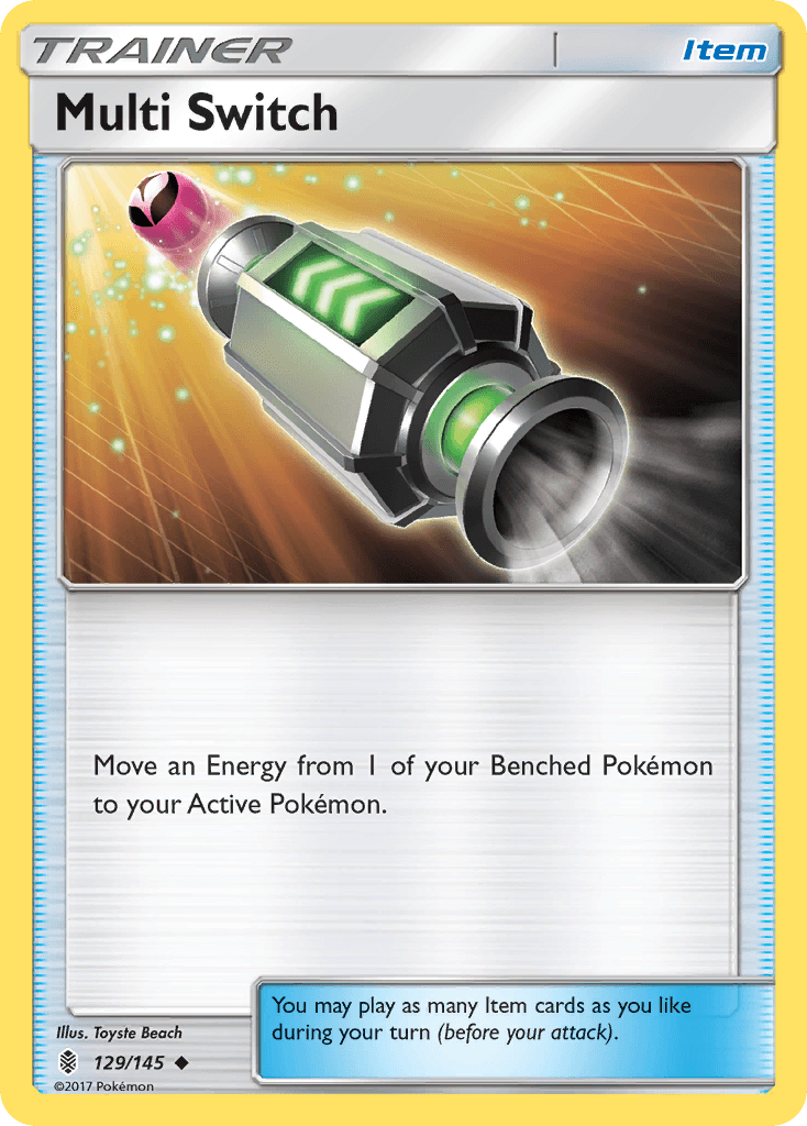 Multi Switch — SM - Guardians Rising Pokémon TCG card by Toyste Beach
