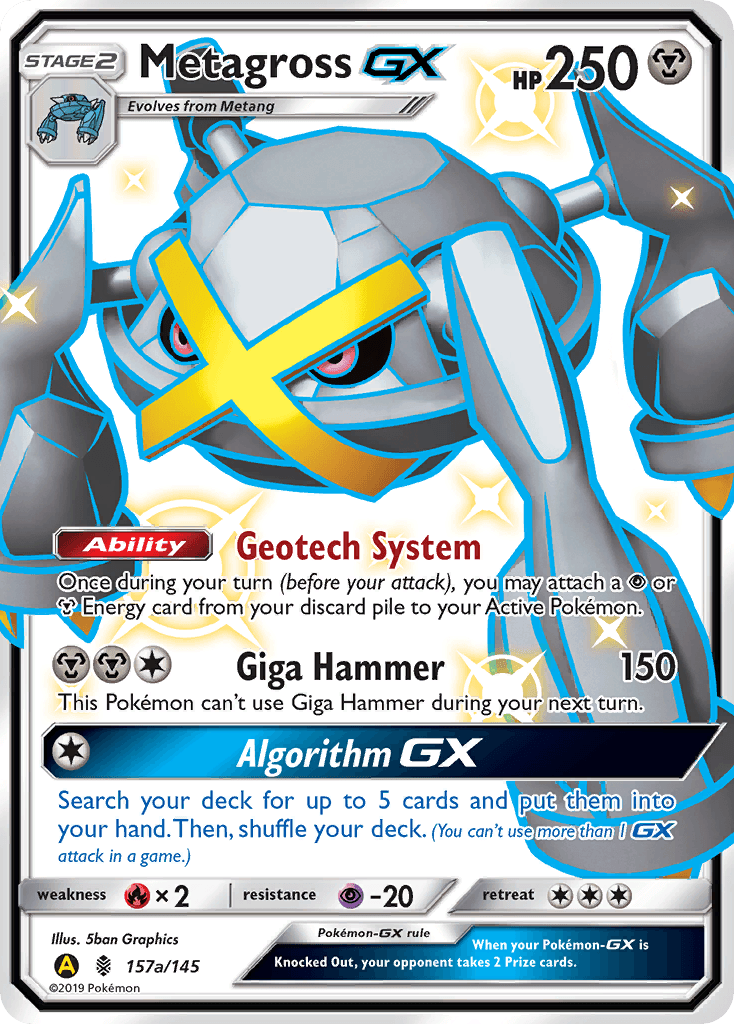 Metagross-GX — SM - Guardians Rising Pokémon TCG card by 5ban Graphics