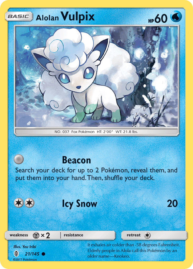 Alolan Vulpix (29) — Pokémon TCG card