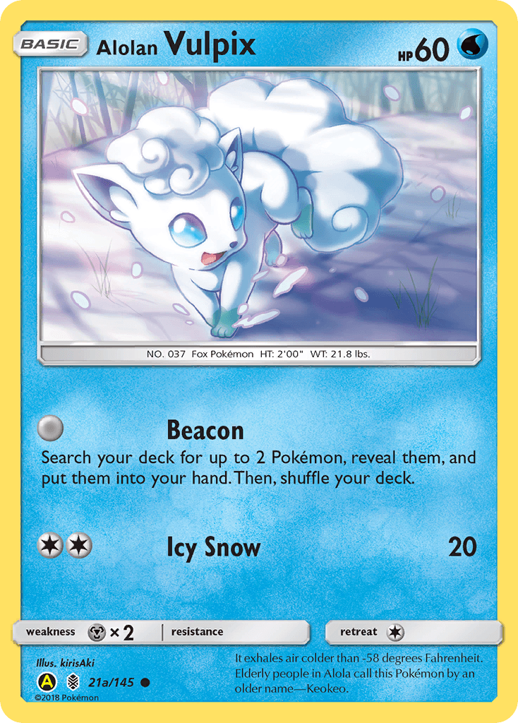 Alolan Vulpix — SM - Guardians Rising