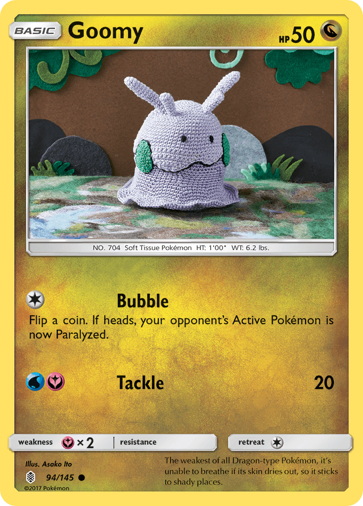 Goomy — SM - Guardians Rising Pokémon TCG card by Asako Ito