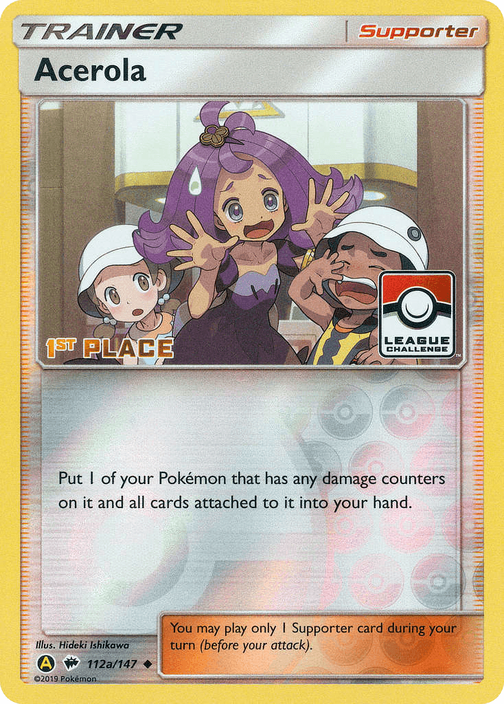 Acerola — SM - Burning Shadows Pokémon TCG card by Hideki Ishikawa
