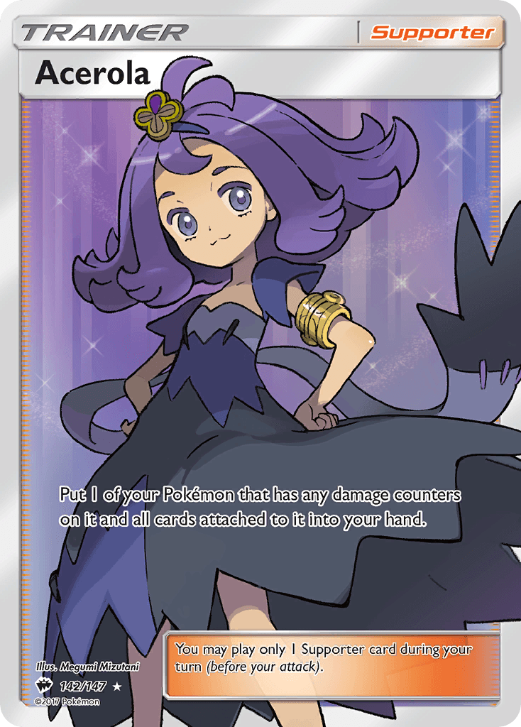 Acerola (Full Art) — Pokémon TCG card
