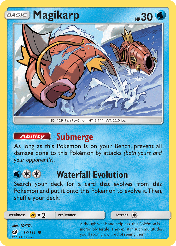 Magikarp — SM - Crimson Invasion Pokémon TCG card by TOKIYA