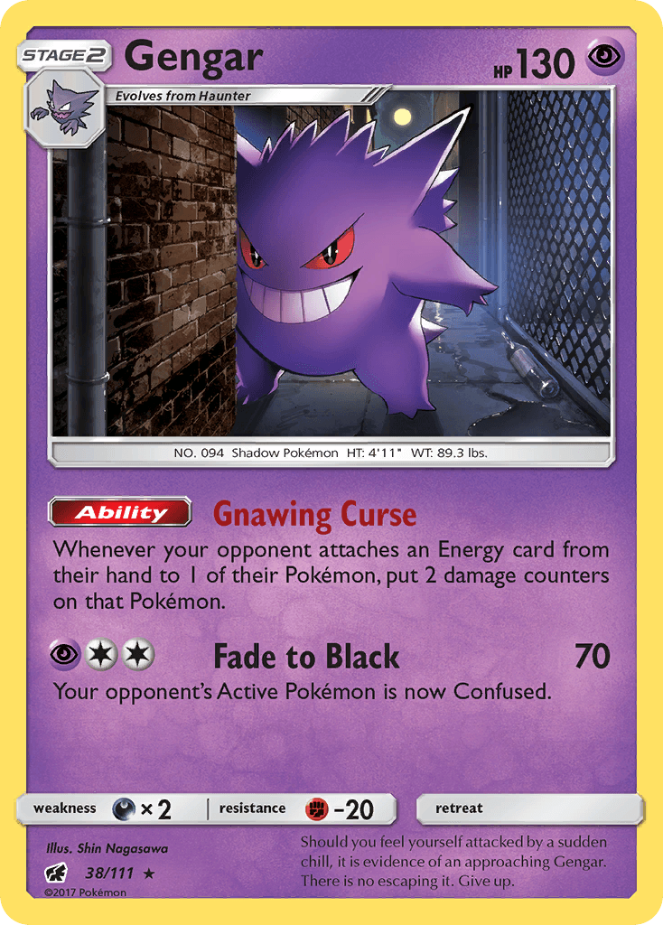 Gengar — Pokémon TCG card