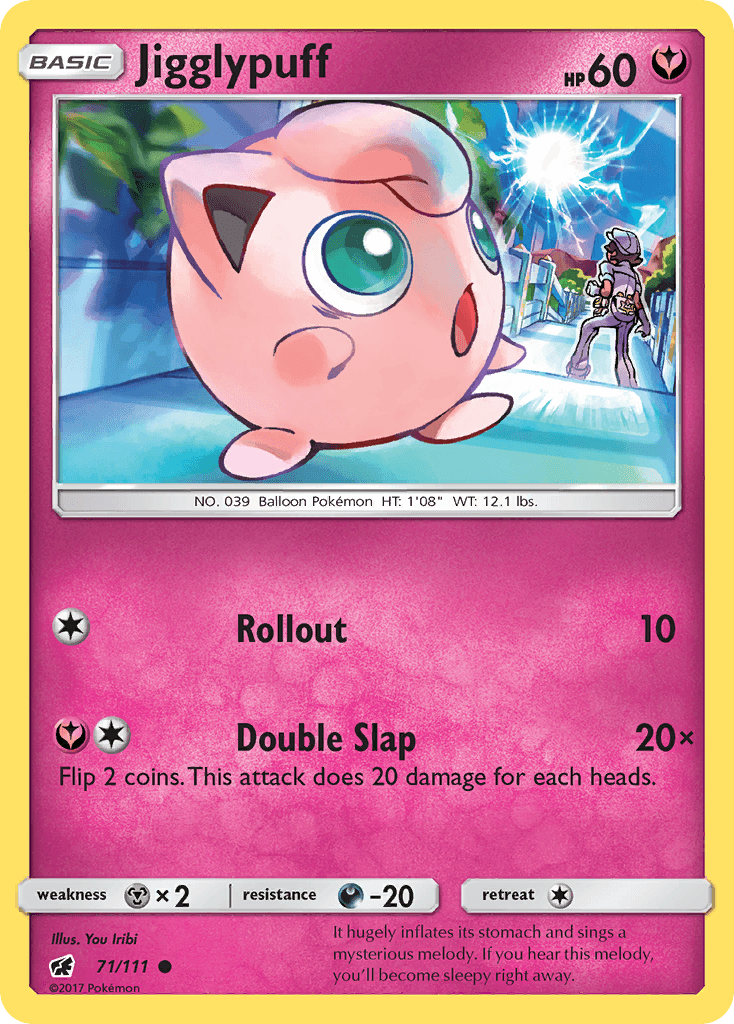 Jigglypuff — SM - Crimson Invasion Pokémon TCG card by You Iribi