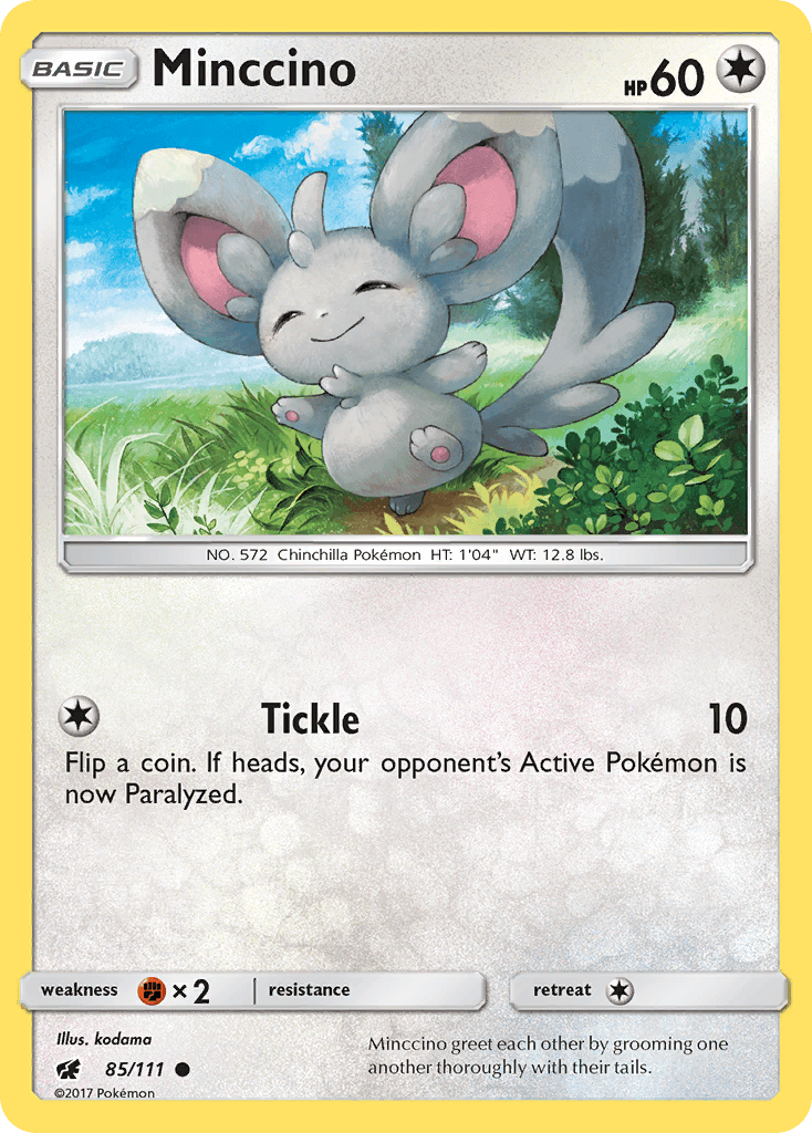 Minccino — SM - Crimson Invasion Pokémon TCG card by kodama
