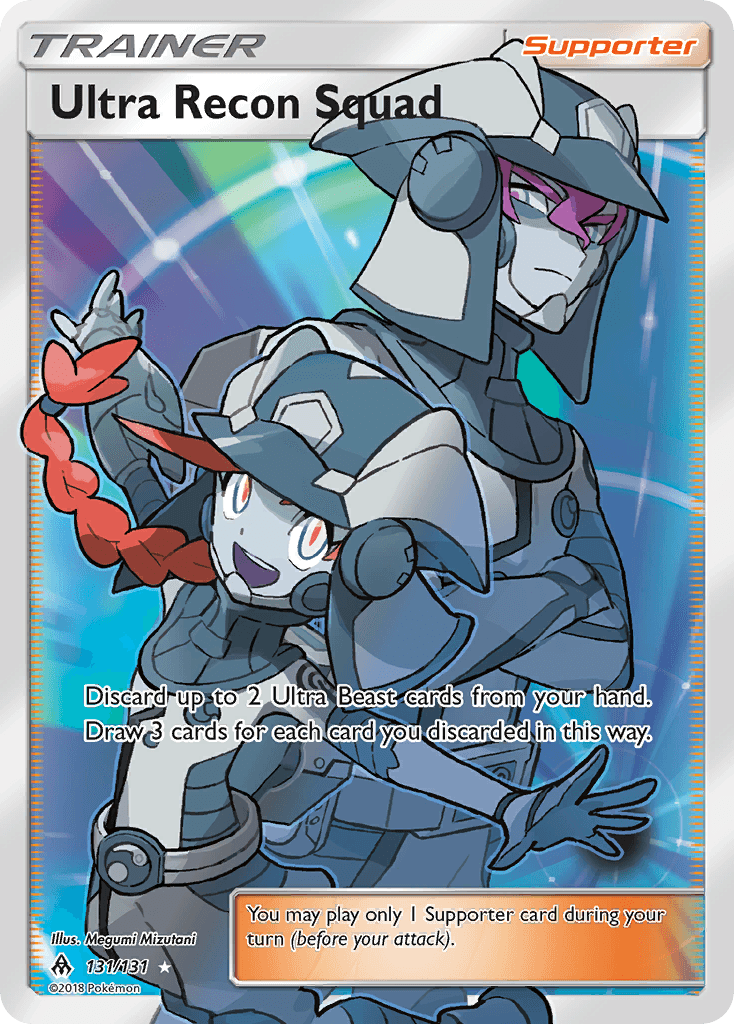 Ultra Recon Squad — SM - Forbidden Light Pokémon TCG card by Megumi Mizutani