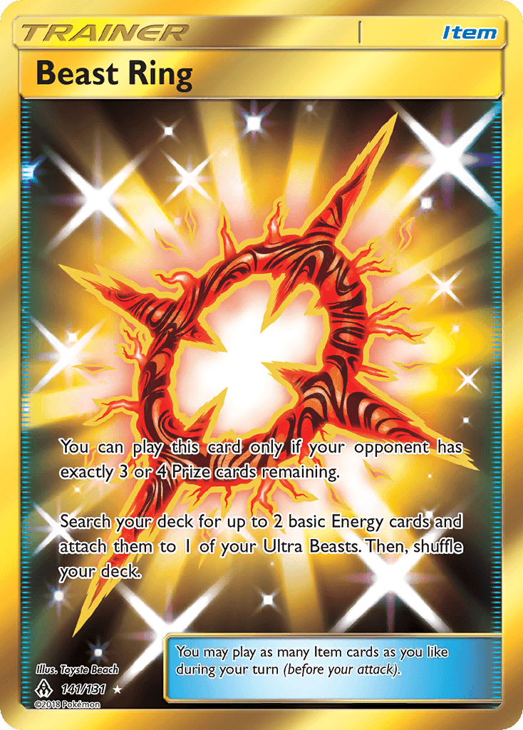Beast Ring — SM - Forbidden Light Pokémon TCG card by Toyste Beach