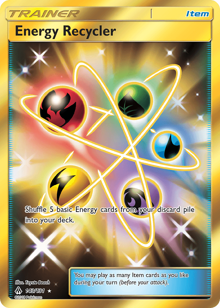 Energy Recycler — SM - Forbidden Light Pokémon TCG card by Toyste Beach