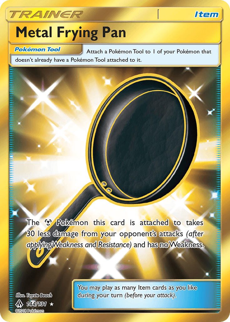 Metal Frying Pan — SM - Forbidden Light Pokémon TCG card by Toyste Beach