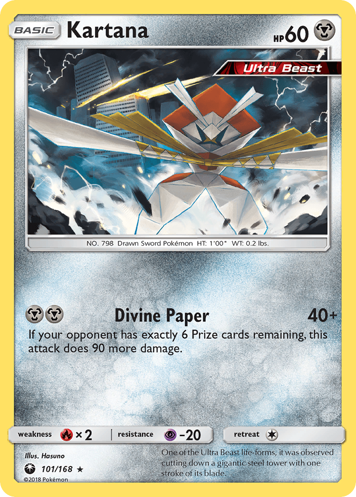 Kartana — SM - Celestial Storm Pokémon TCG card by Hasuno