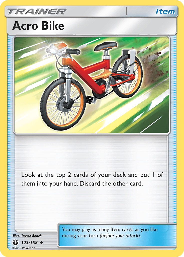 Acro Bike — SM - Celestial Storm Pokémon TCG card by Toyste Beach
