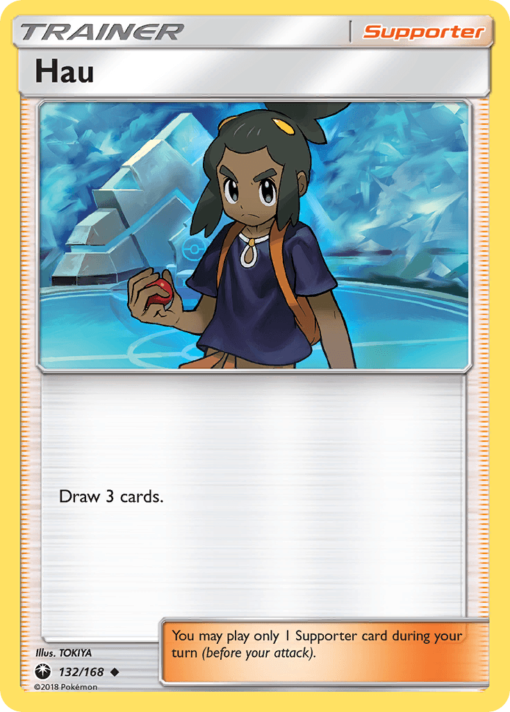 Hau — SM - Celestial Storm Pokémon TCG card by TOKIYA