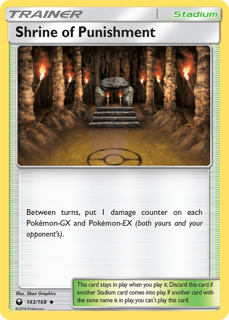 Shrine of Punishment — SM - Celestial Storm Pokémon TCG card by 5ban Graphics