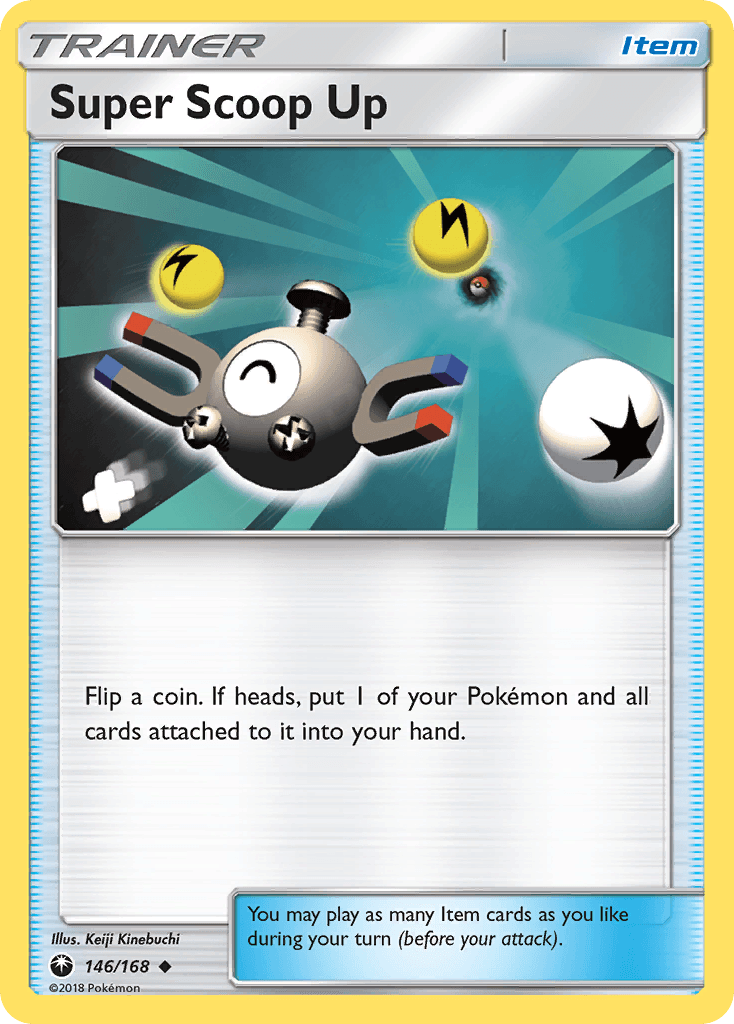 Super Scoop Up — SM - Celestial Storm Pokémon TCG card by Keiji Kinebuchi